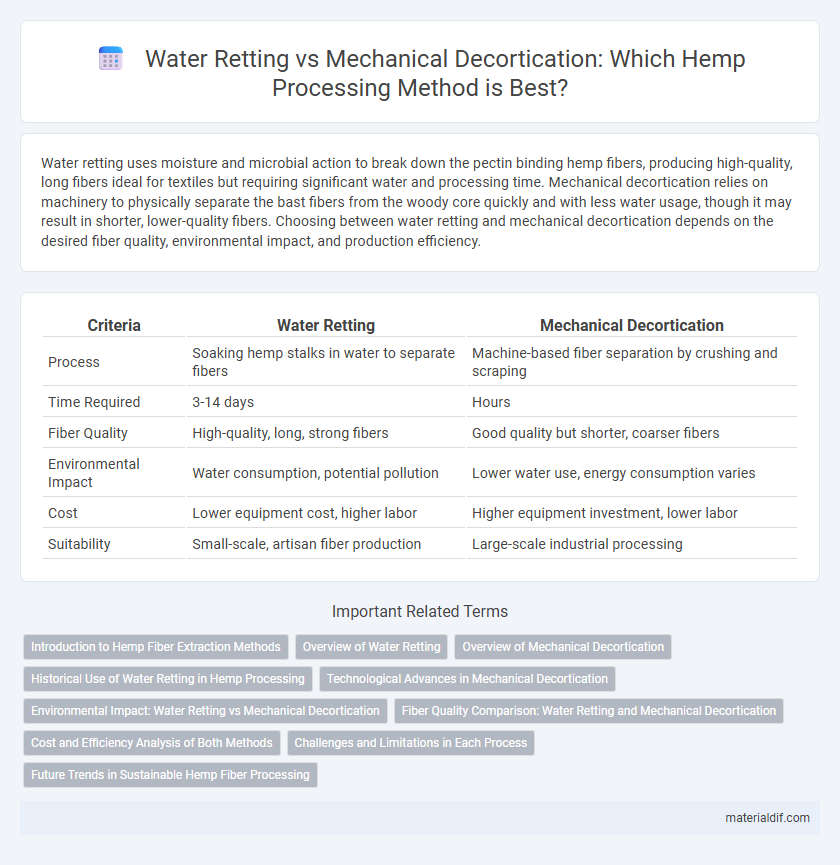 Water Retting vs Mechanical Decortication: Which Hemp Processing Method is Best?