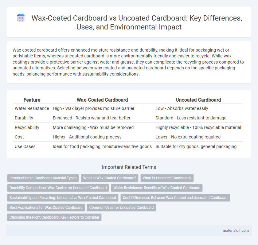 Wax-Coated Cardboard vs Uncoated Cardboard: Key Differences, Uses, and Environmental Impact