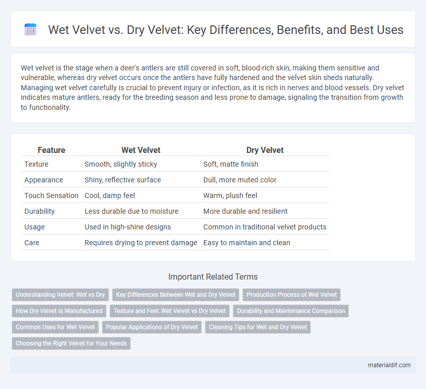 Wet Velvet vs. Dry Velvet: Key Differences, Benefits, and Best Uses