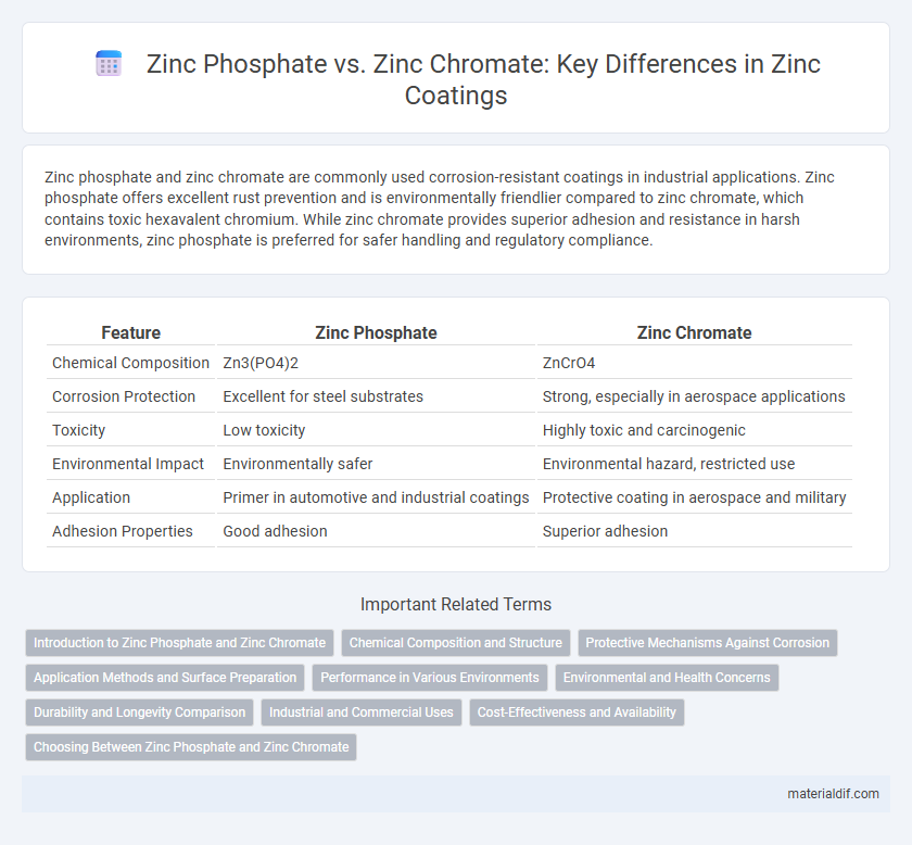 Zinc Phosphate vs. Zinc Chromate: Key Differences in Zinc Coatings