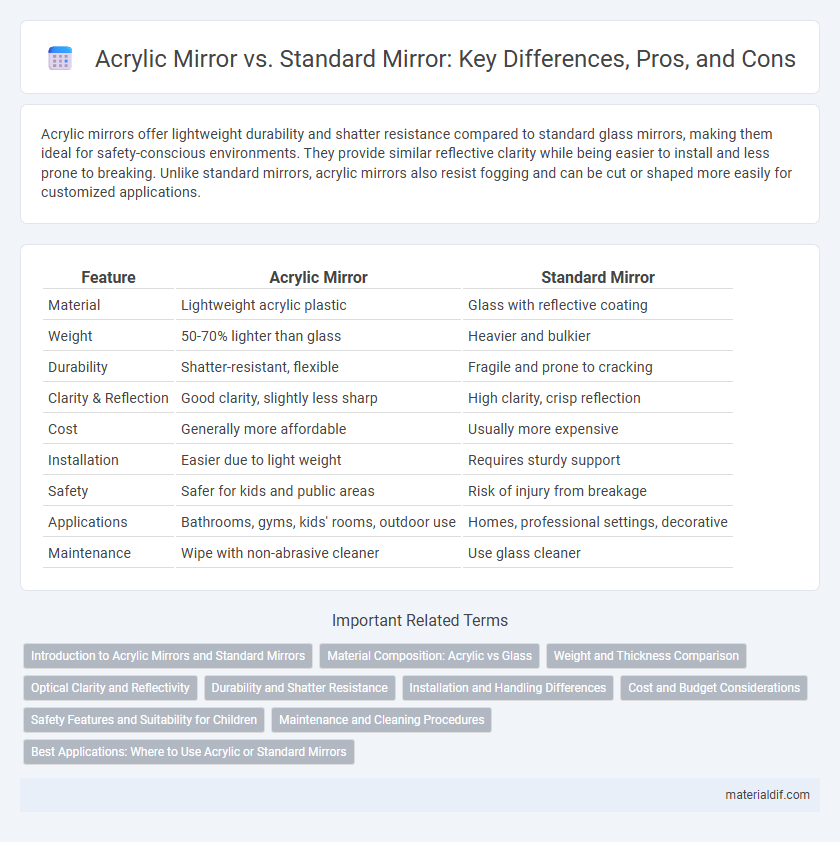Acrylic Mirror vs. Standard Mirror: Key Differences, Pros, and Cons