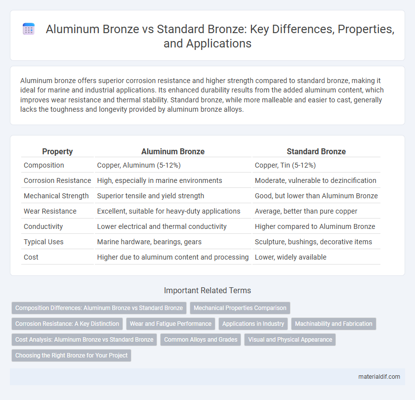 Aluminum Bronze vs Standard Bronze: Key Differences, Properties, and Applications