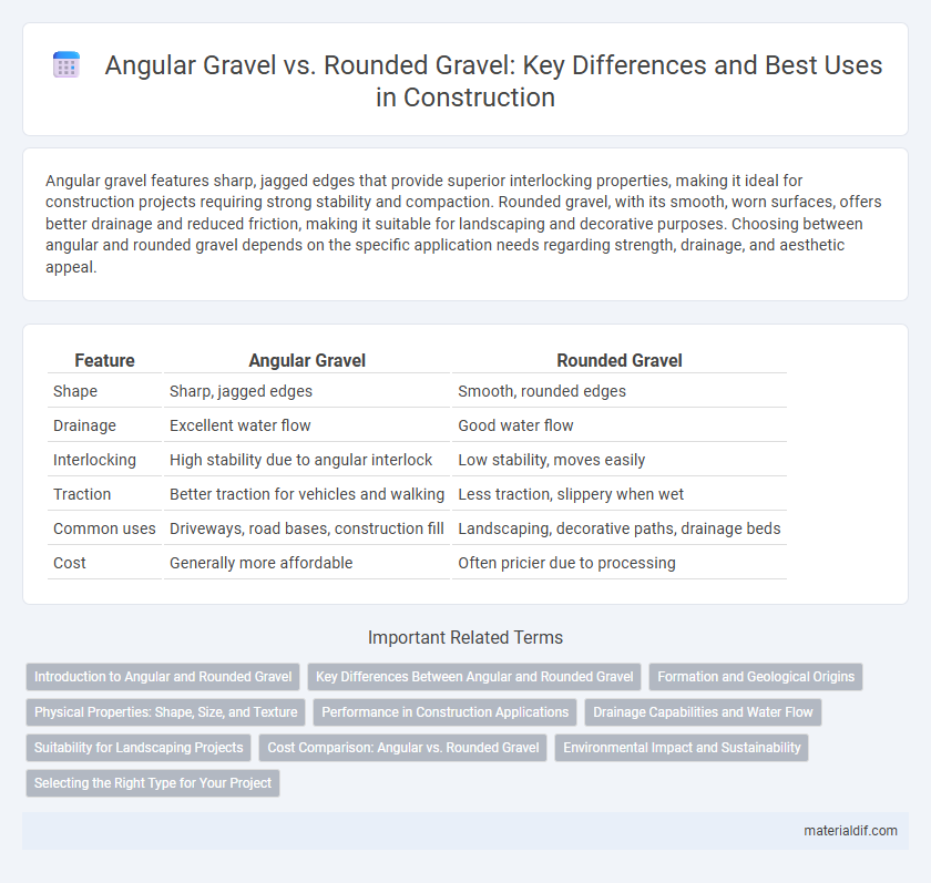 Angular Gravel vs. Rounded Gravel: Key Differences and Best Uses in Construction