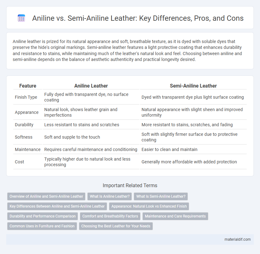 Aniline vs. Semi-Aniline Leather: Key Differences, Pros, and Cons