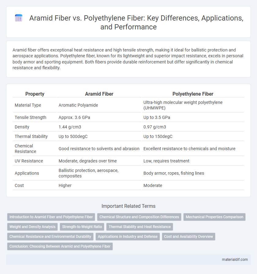Aramid Fiber vs. Polyethylene Fiber: Key Differences, Applications, and Performance