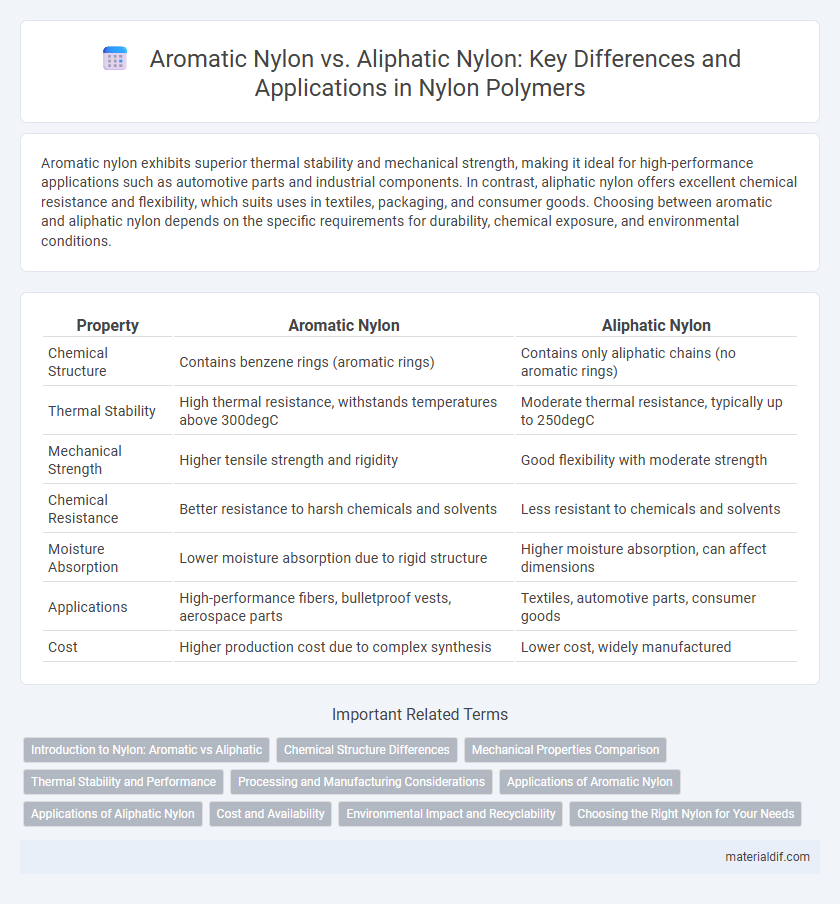 Aromatic Nylon vs. Aliphatic Nylon: Key Differences and Applications in Nylon Polymers