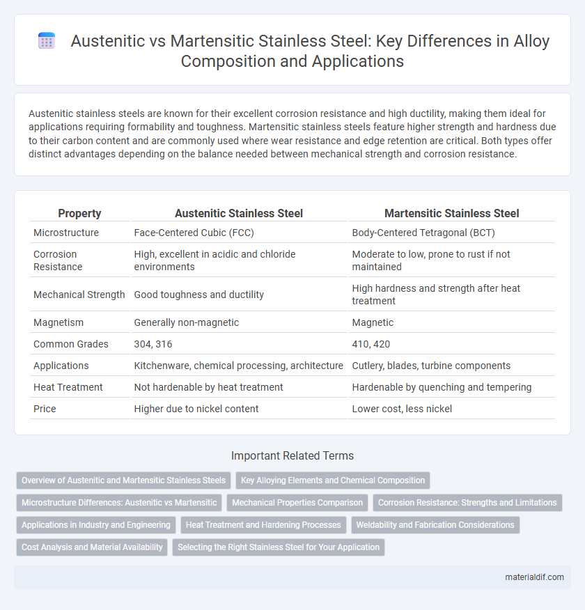Austenitic vs Martensitic Stainless Steel: Key Differences in Alloy Composition and Applications