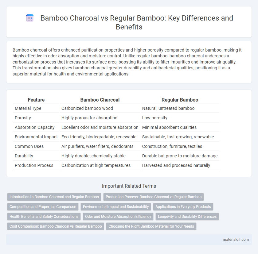 Bamboo Charcoal vs Regular Bamboo: Key Differences and Benefits