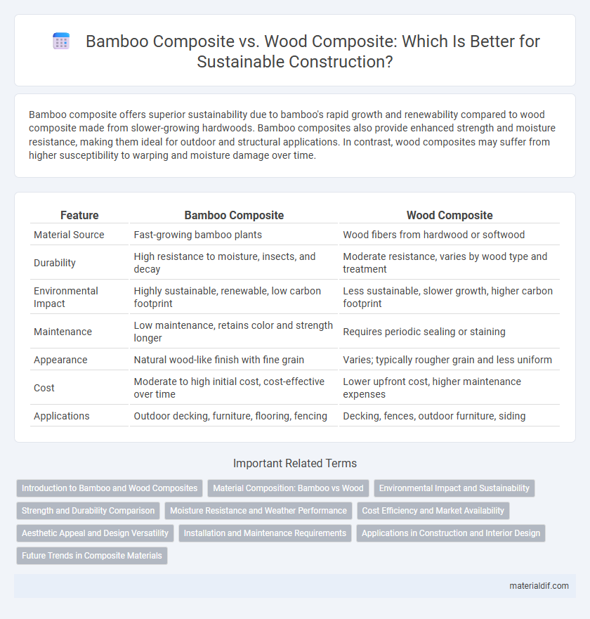 Bamboo Composite vs. Wood Composite: Which Is Better for Sustainable Construction?