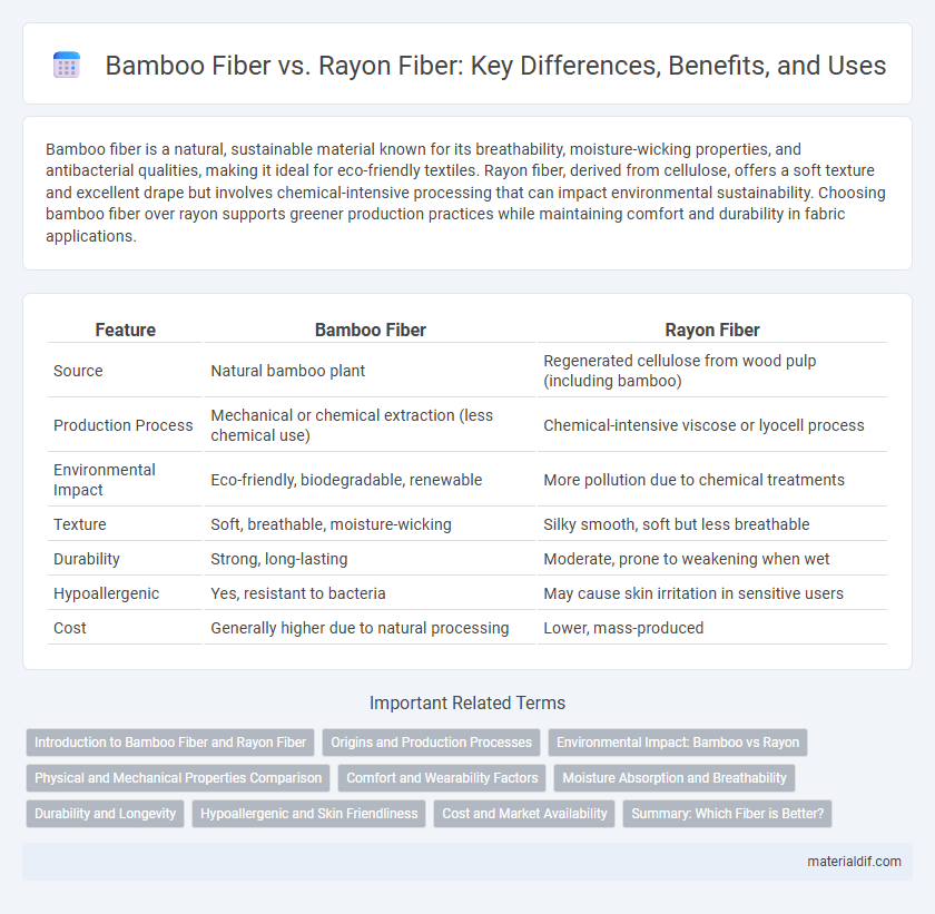 Bamboo Fiber vs. Rayon Fiber: Key Differences, Benefits, and Uses
