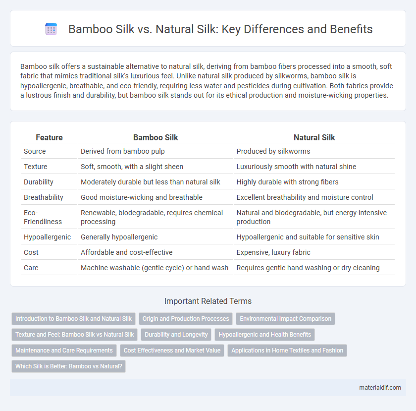 Bamboo Silk vs. Natural Silk: Key Differences and Benefits