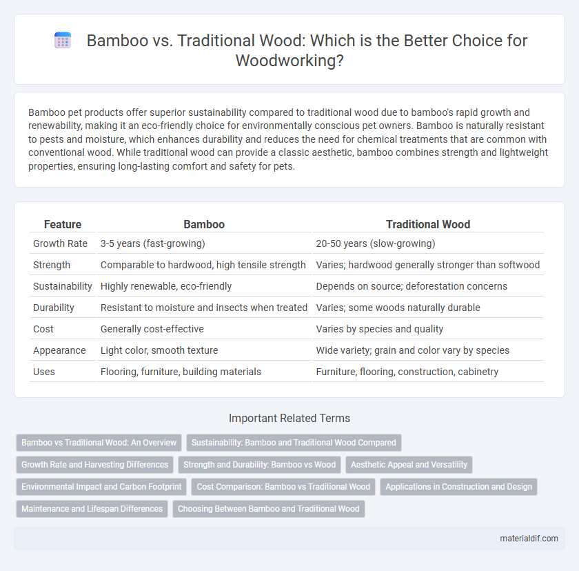 Bamboo vs. Traditional Wood: Which is the Better Choice for Woodworking?