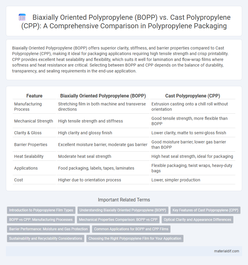 Biaxially Oriented Polypropylene (BOPP) vs. Cast Polypropylene (CPP): A Comprehensive Comparison in Polypropylene Packaging