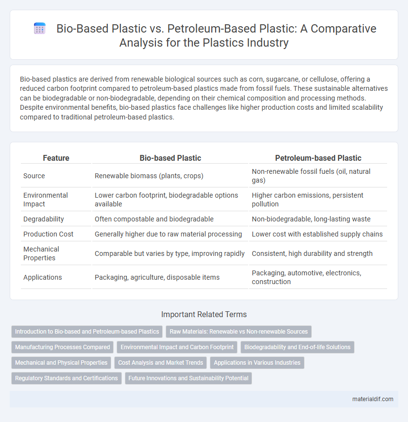 Bio-Based Plastic vs. Petroleum-Based Plastic: A Comparative Analysis for the Plastics Industry