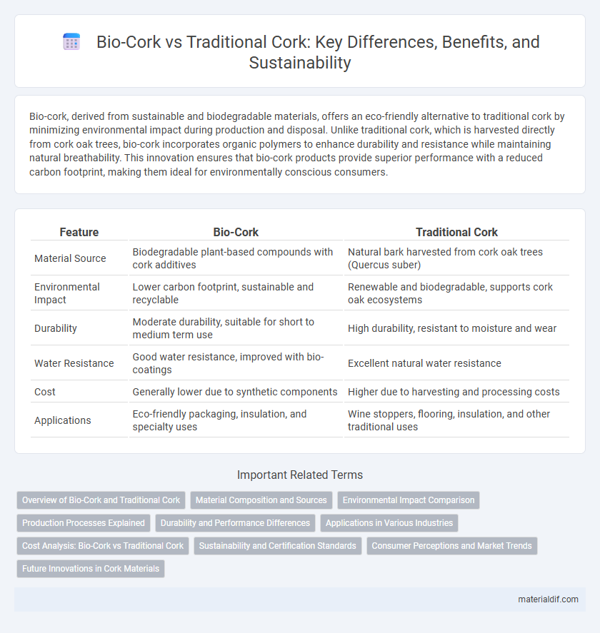 Bio-Cork vs Traditional Cork: Key Differences, Benefits, and Sustainability