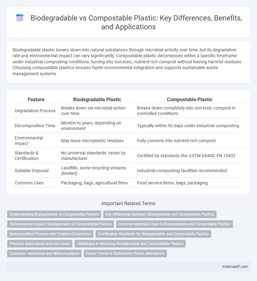 Biodegradable vs Compostable Plastic: Key Differences, Benefits, and Applications