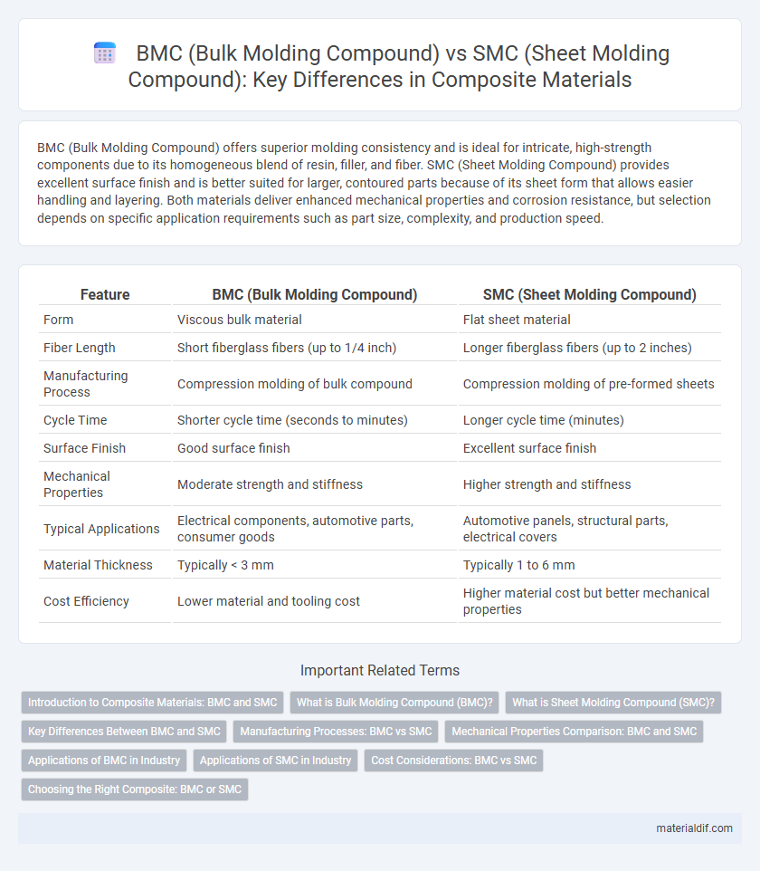BMC (Bulk Molding Compound) vs SMC (Sheet Molding Compound): Key Differences in Composite Materials