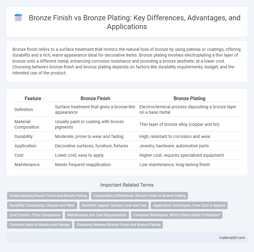 Bronze Finish vs Bronze Plating: Key Differences, Advantages, and Applications