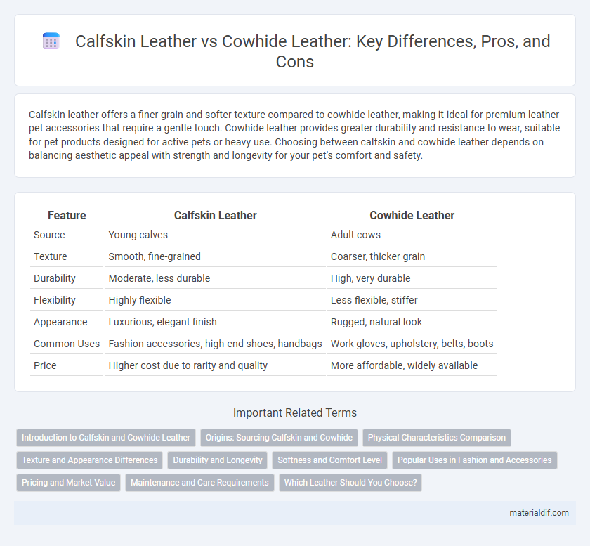 Calfskin Leather vs Cowhide Leather: Key Differences, Pros, and Cons