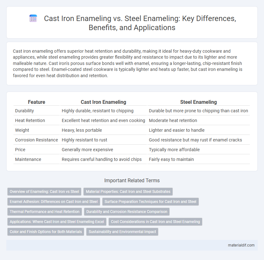 Cast Iron Enameling vs. Steel Enameling: Key Differences, Benefits, and Applications