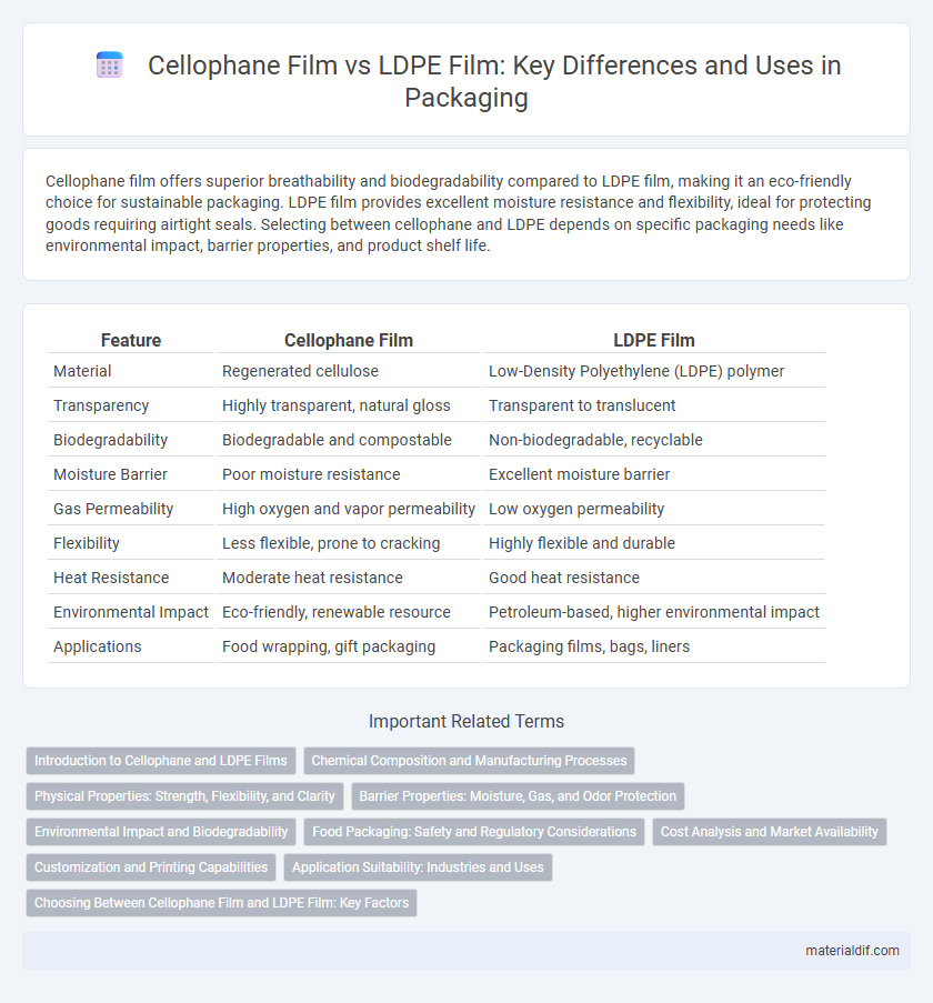 Cellophane Film vs LDPE Film: Key Differences and Uses in Packaging