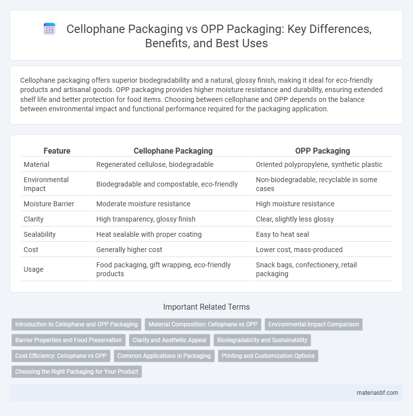 Cellophane Packaging vs OPP Packaging: Key Differences, Benefits, and Best Uses