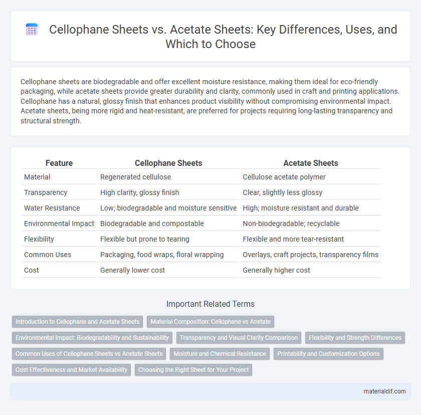 Cellophane Sheets vs. Acetate Sheets: Key Differences, Uses, and Which to Choose