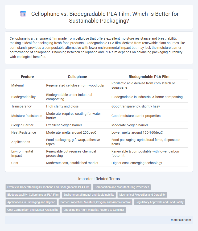 Cellophane vs. Biodegradable PLA Film: Which Is Better for Sustainable Packaging?