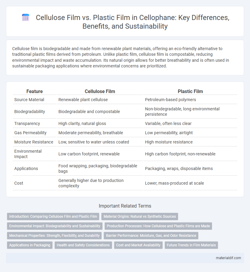 Cellulose Film vs. Plastic Film in Cellophane: Key Differences, Benefits, and Sustainability