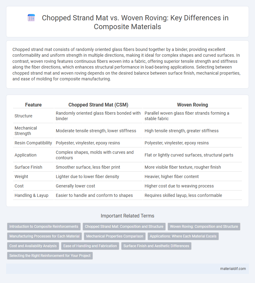 Chopped Strand Mat vs. Woven Roving: Key Differences in Composite Materials