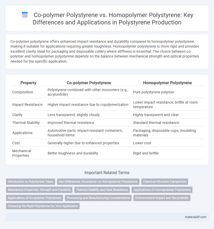 Co-polymer Polystyrene vs. Homopolymer Polystyrene: Key Differences and Applications in Polystyrene Production