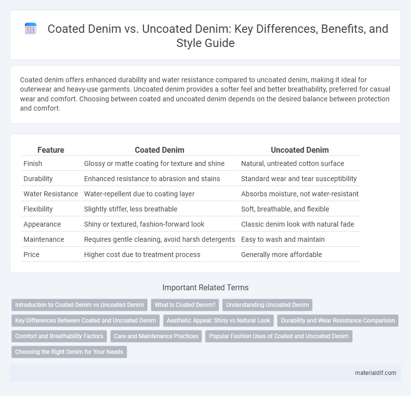 Coated Denim vs. Uncoated Denim: Key Differences, Benefits, and Style Guide