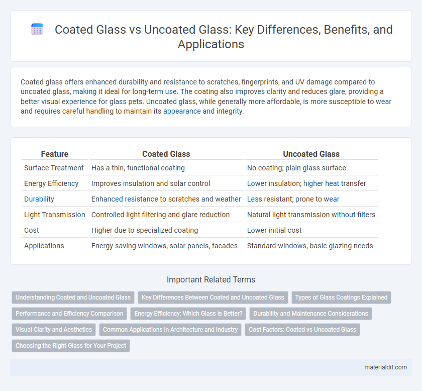 Coated Glass vs Uncoated Glass: Key Differences, Benefits, and Applications