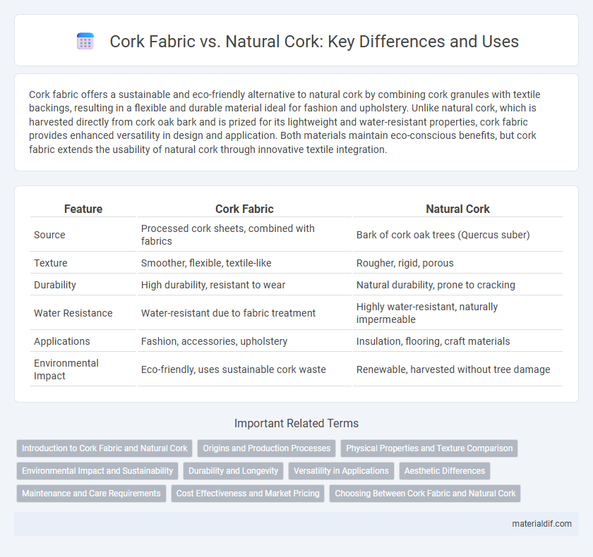 Cork Fabric vs. Natural Cork: Key Differences and Uses