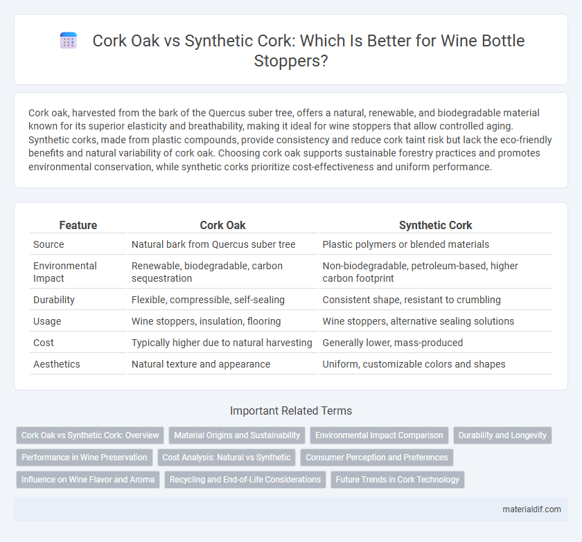 Cork Oak vs Synthetic Cork: Which Is Better for Wine Bottle Stoppers?