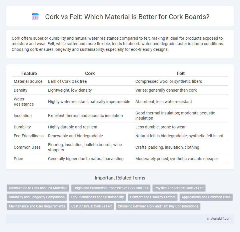 Cork vs Felt: Which Material is Better for Cork Boards?
