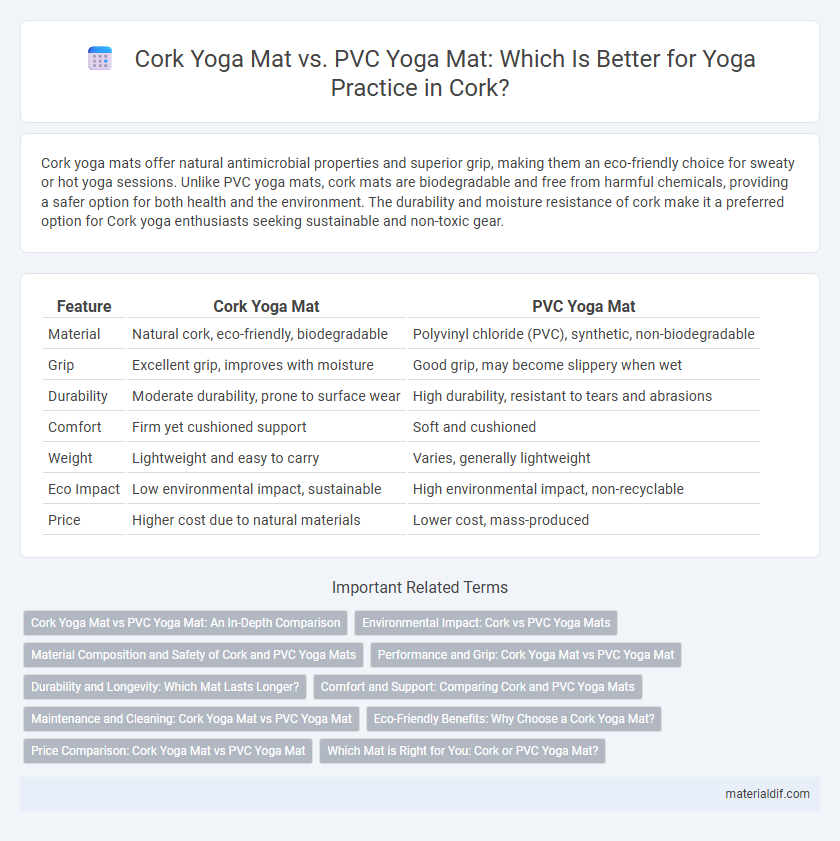 Cork Yoga Mat vs. PVC Yoga Mat: Which Is Better for Yoga Practice in Cork?