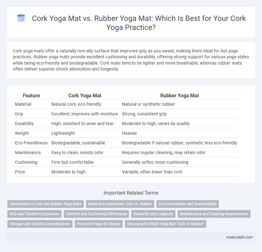 Cork Yoga Mat vs. Rubber Yoga Mat: Which Is Best for Your Cork Yoga Practice?