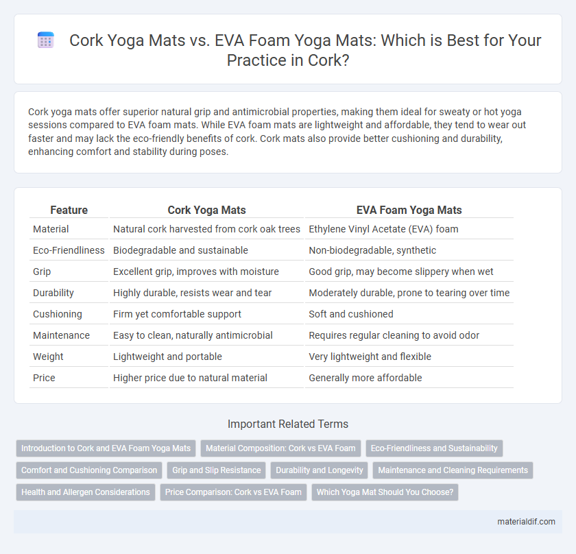 Cork Yoga Mats vs. EVA Foam Yoga Mats: Which is Best for Your Practice in Cork?
