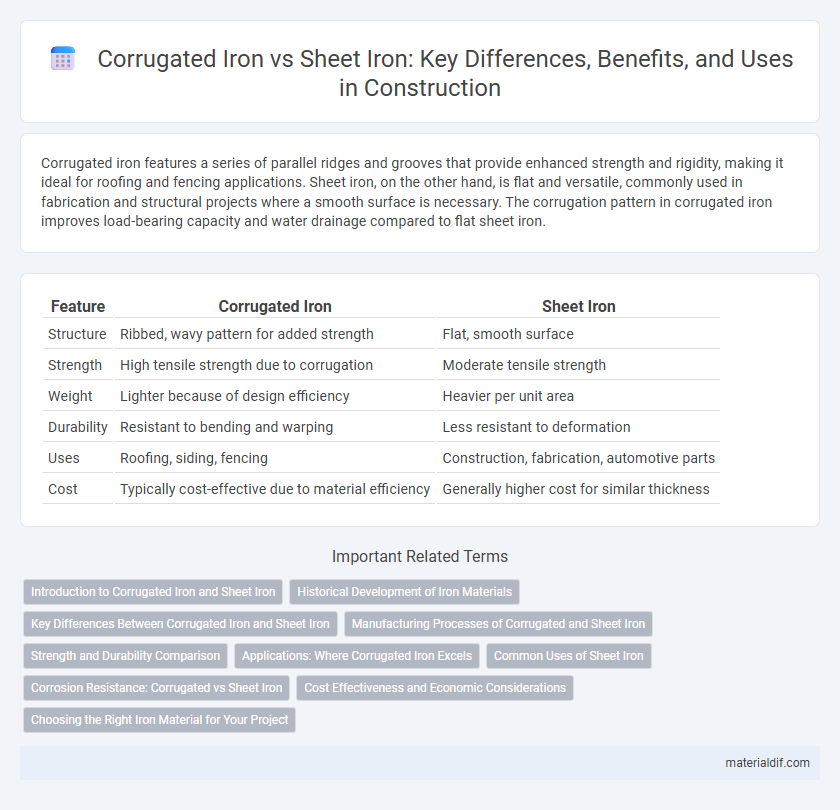 Corrugated Iron vs Sheet Iron: Key Differences, Benefits, and Uses in Construction
