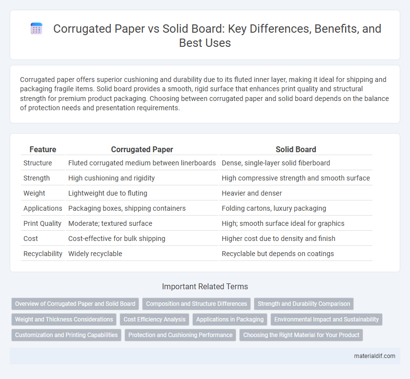 Corrugated Paper vs Solid Board: Key Differences, Benefits, and Best Uses