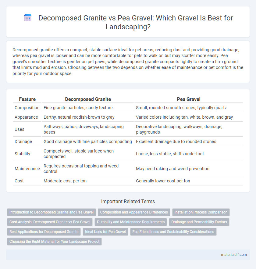 Decomposed Granite vs Pea Gravel: Which Gravel Is Best for Landscaping?