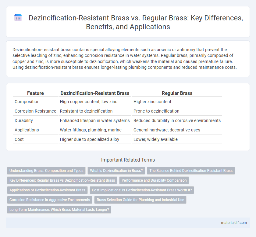 Dezincification-Resistant Brass vs. Regular Brass: Key Differences, Benefits, and Applications