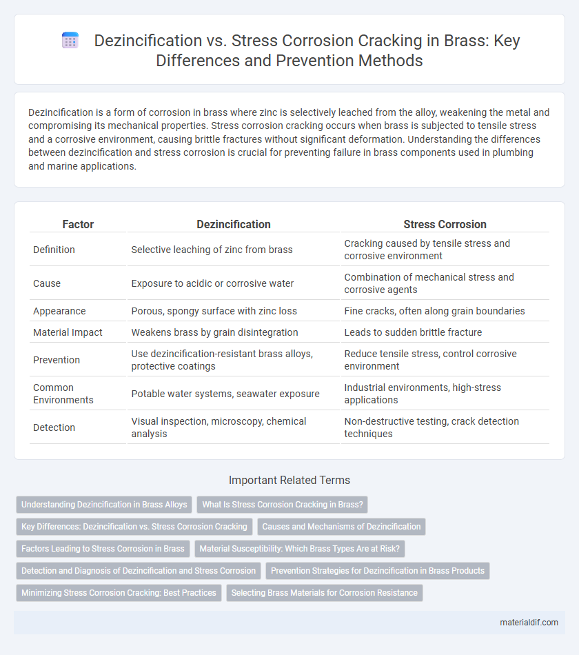Dezincification vs. Stress Corrosion Cracking in Brass: Key Differences and Prevention Methods
