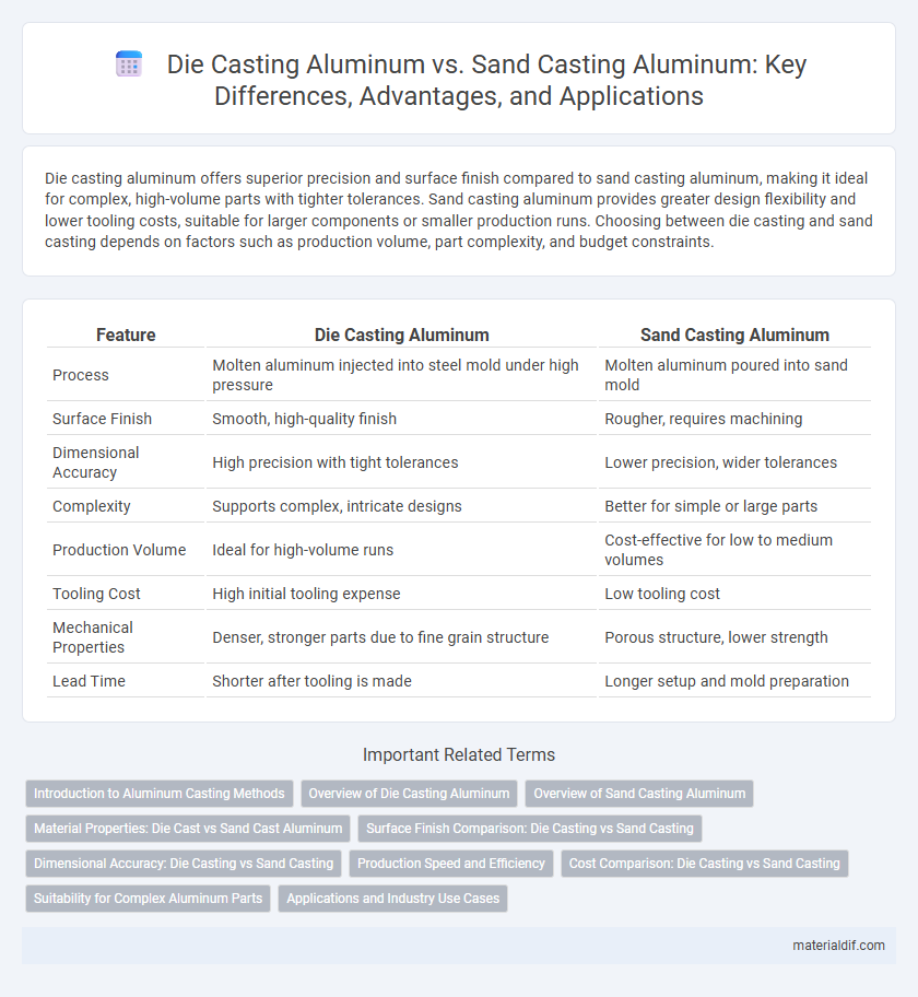 Die Casting Aluminum vs. Sand Casting Aluminum: Key Differences, Advantages, and Applications