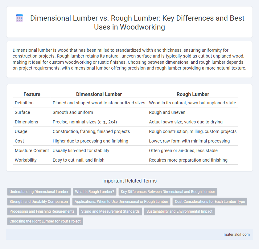 Dimensional Lumber vs. Rough Lumber: Key Differences and Best Uses in Woodworking