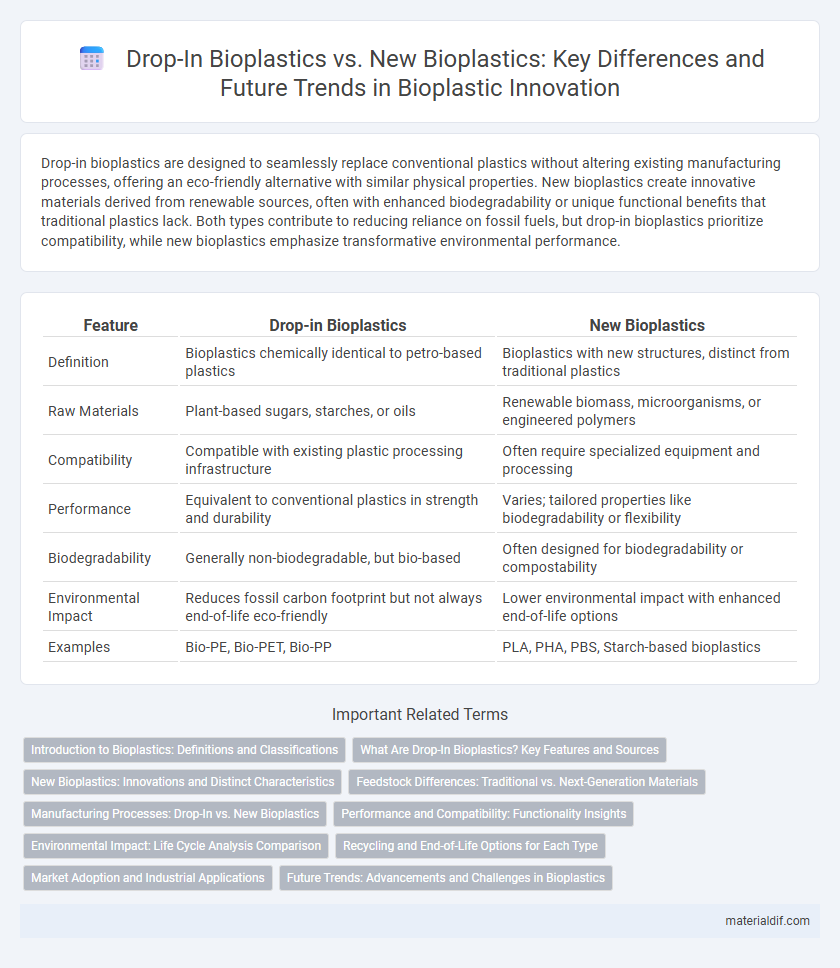 Drop-In Bioplastics vs. New Bioplastics: Key Differences and Future Trends in Bioplastic Innovation