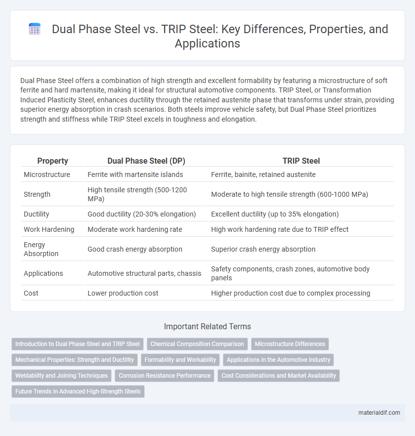 Dual Phase Steel vs. TRIP Steel: Key Differences, Properties, and Applications