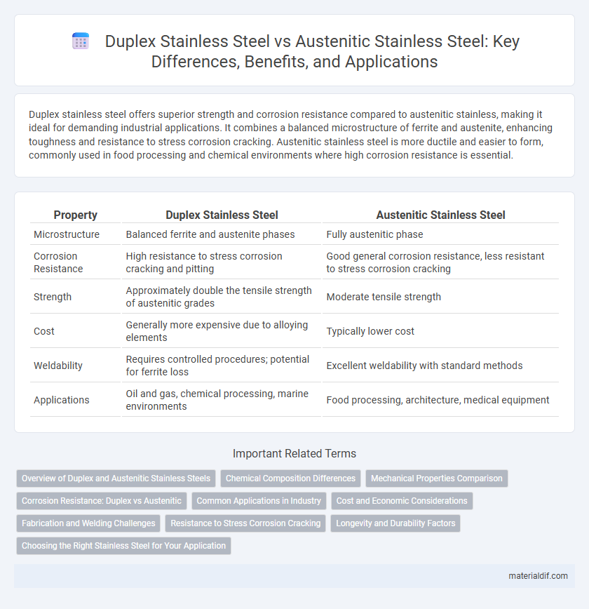 Duplex Stainless Steel vs Austenitic Stainless Steel: Key Differences, Benefits, and Applications