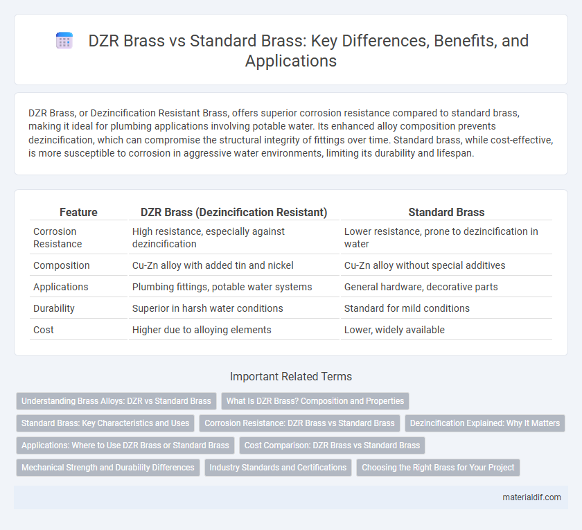 DZR Brass vs Standard Brass: Key Differences, Benefits, and Applications